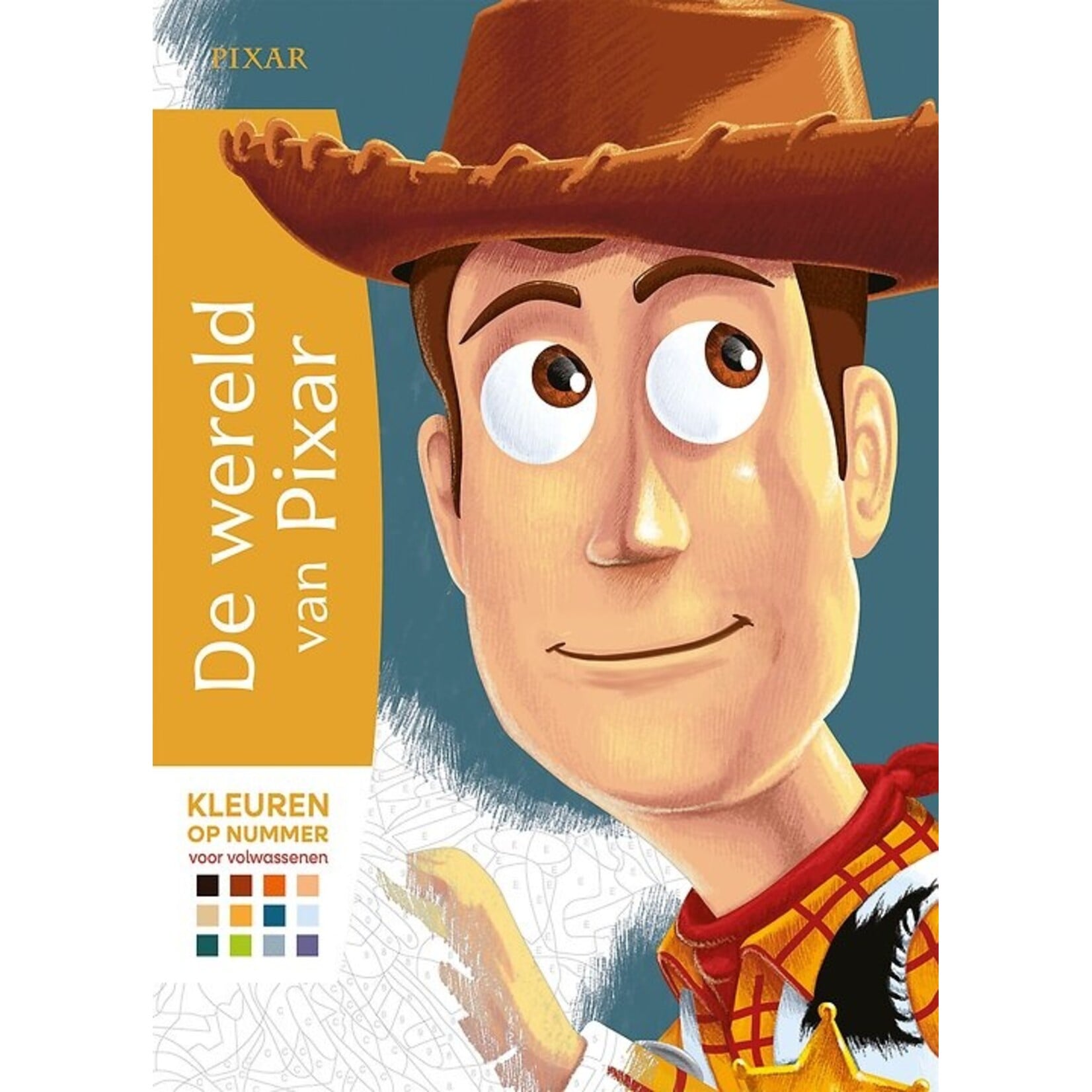 Disney Pixar - Kleuren op nummer voor volwassenen