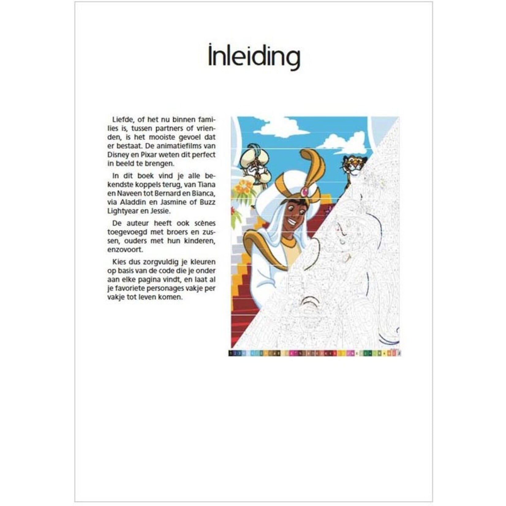 Disney Love stories - Kleuren op nummer voor volwassenen