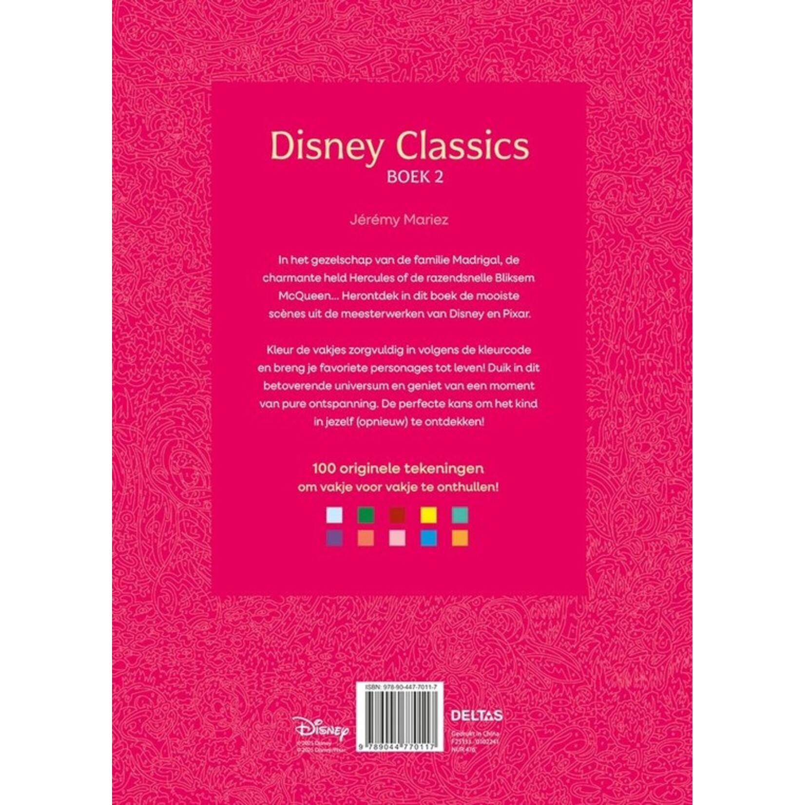 Disney Classics boek 2 - Kleuren op nummer voor volwassenen