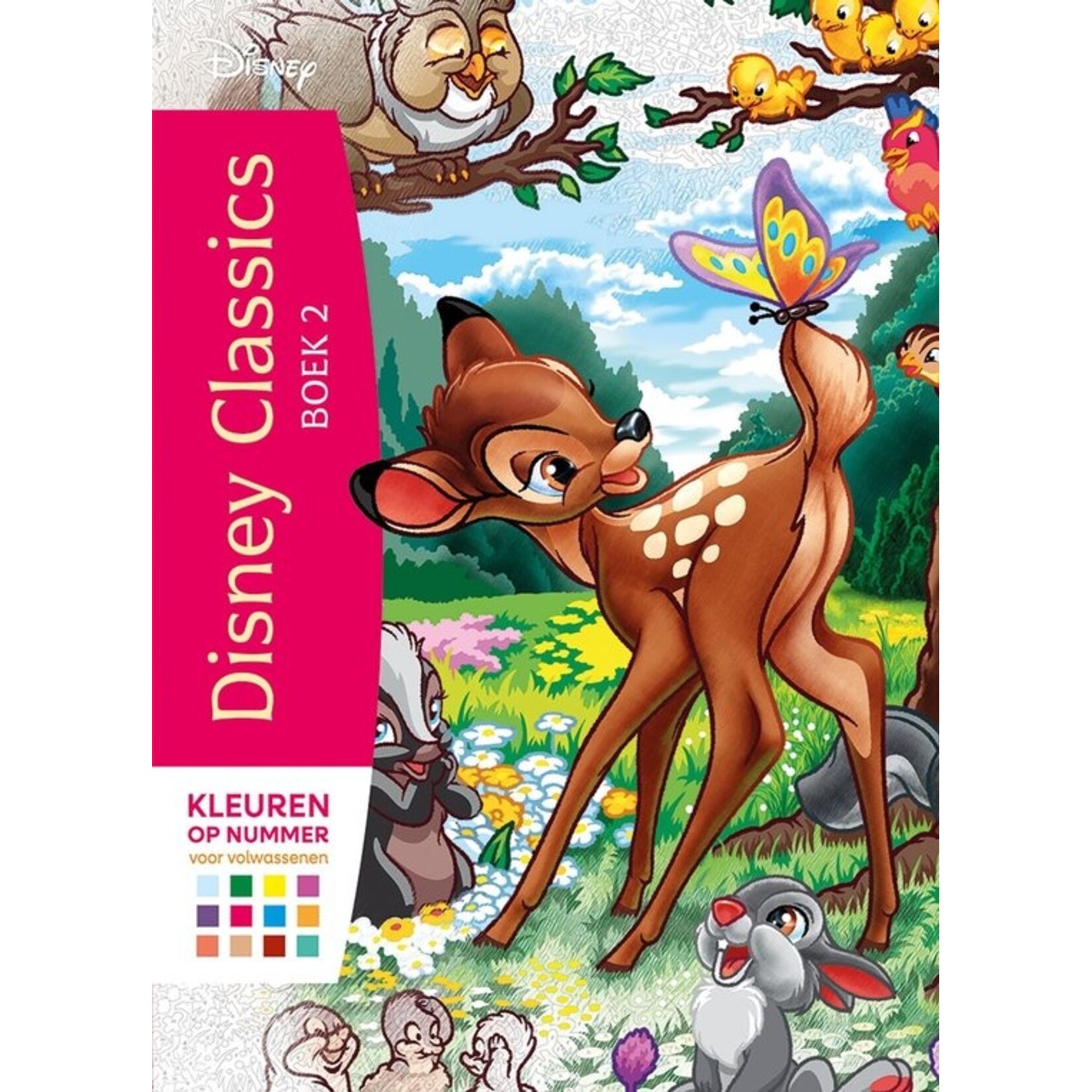 Disney Classics boek 2 - Kleuren op nummer voor volwassenen