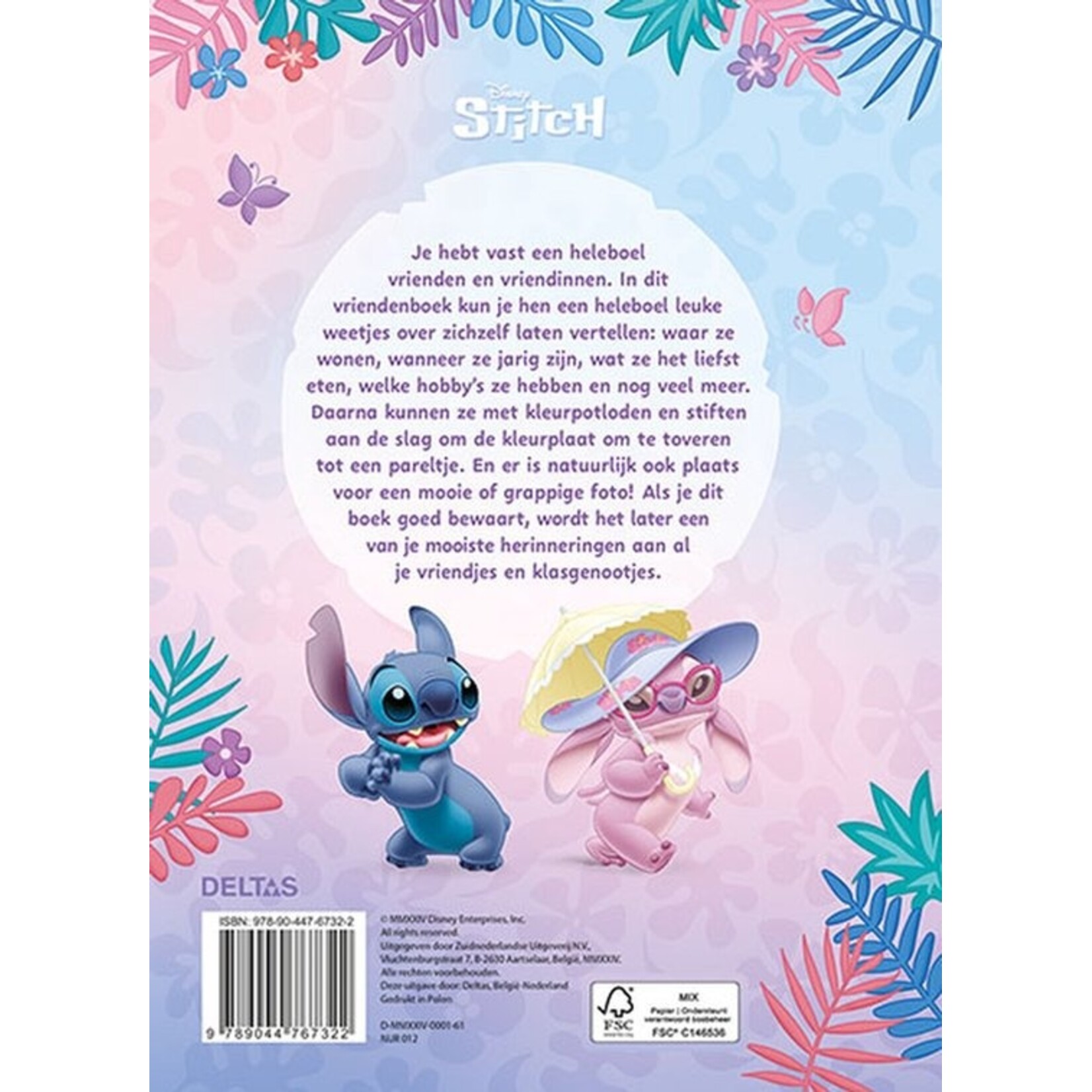 Disney vriendenboek Stitch