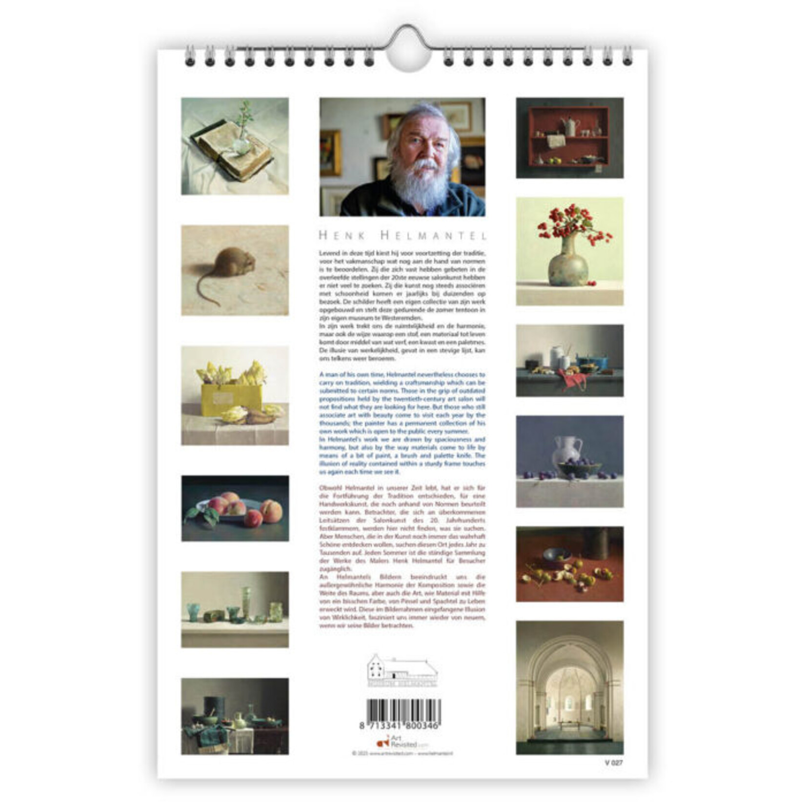 Henk Helmantel verjaardagskalender A4