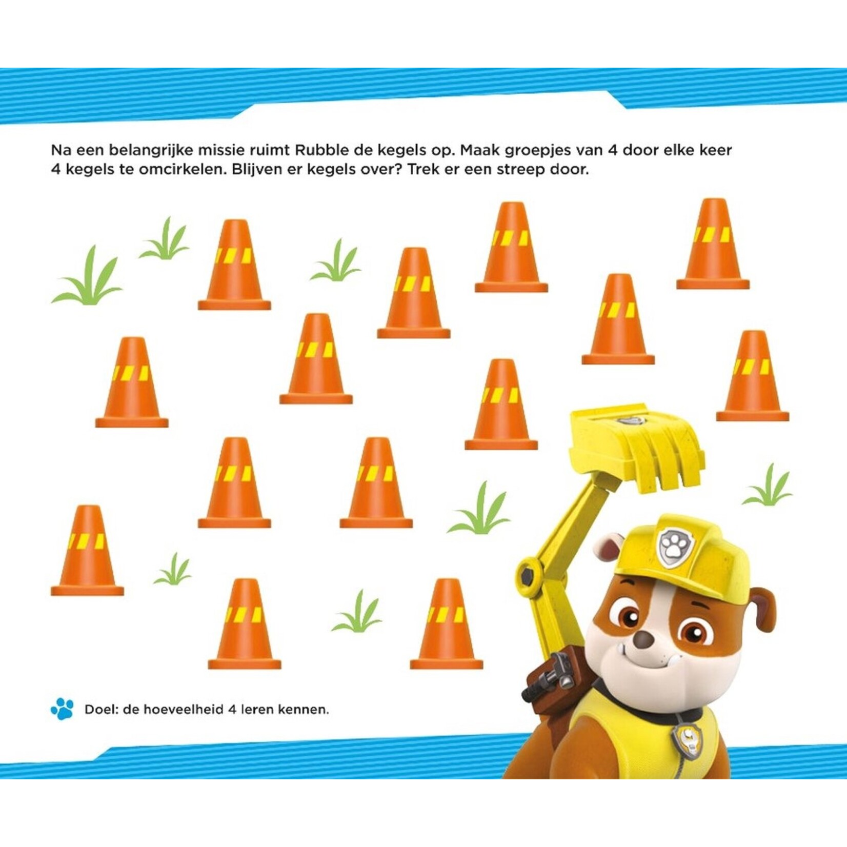 Paw Patrol leuke telspelletjes (4-5 j.)