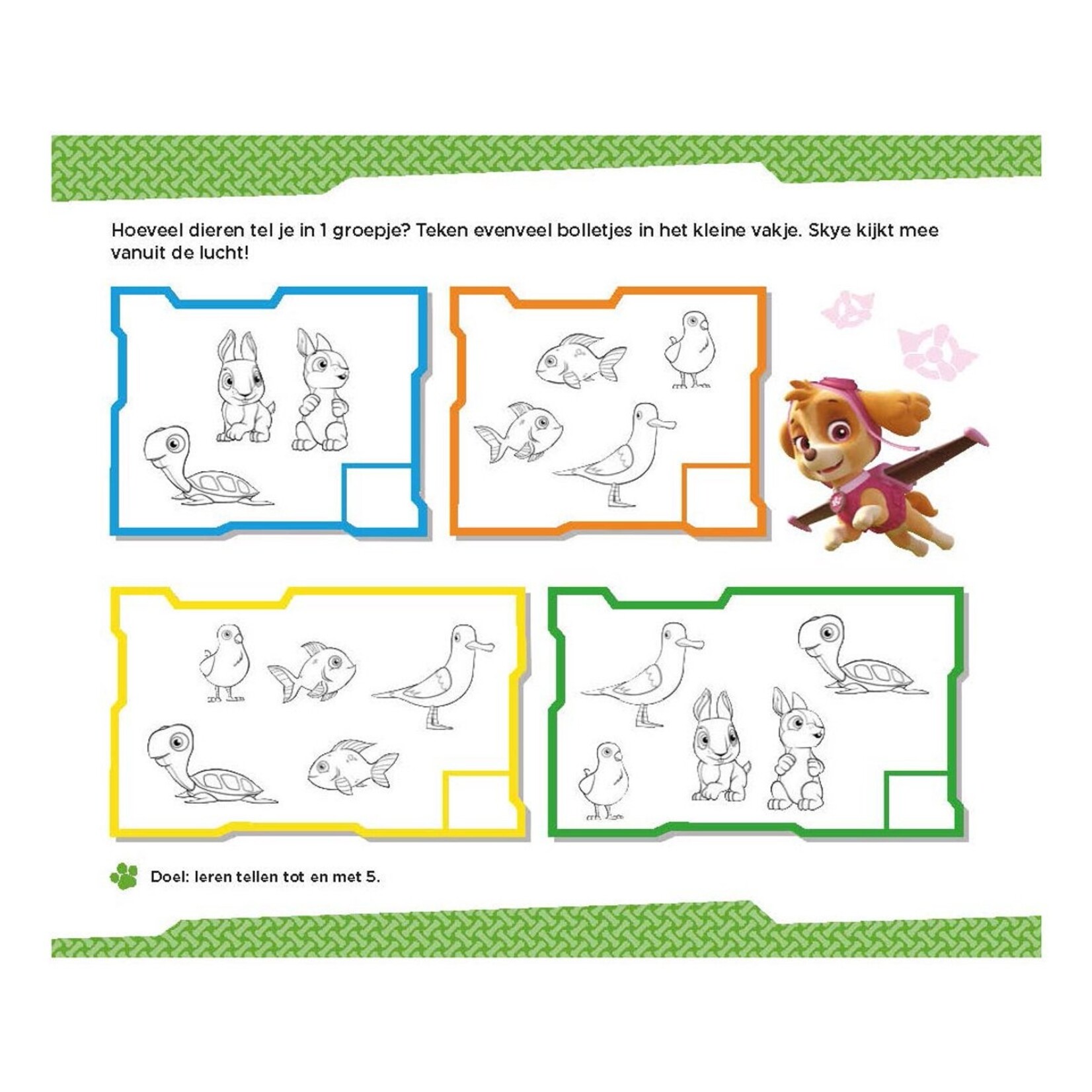 Paw Patrol leuke telspelletjes (4-5 j.)