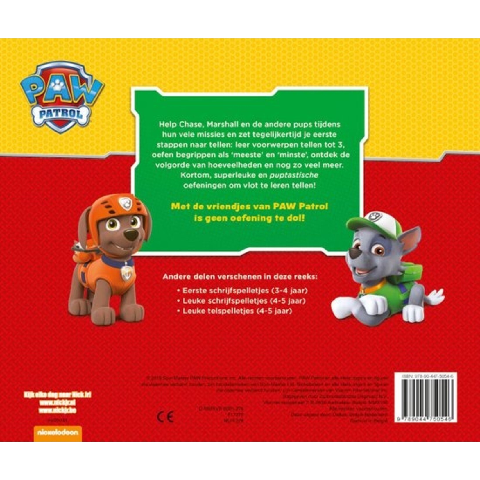Paw Patrol eerste telspelletjes (3-4 j.)