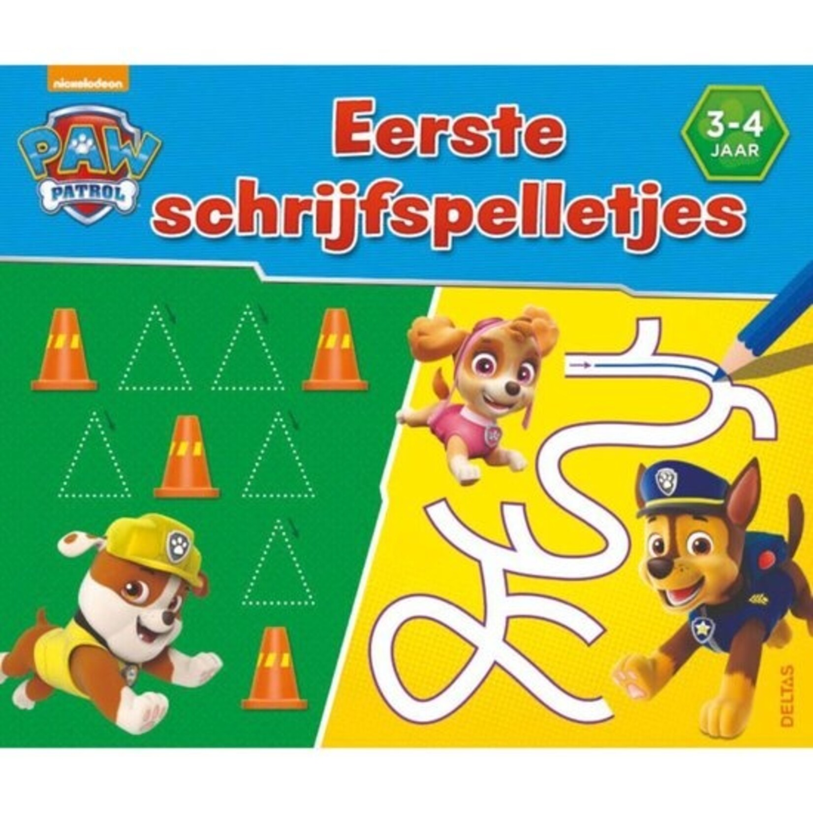 Paw Patrol eerste schrijfspelletjes (3-4 j.)