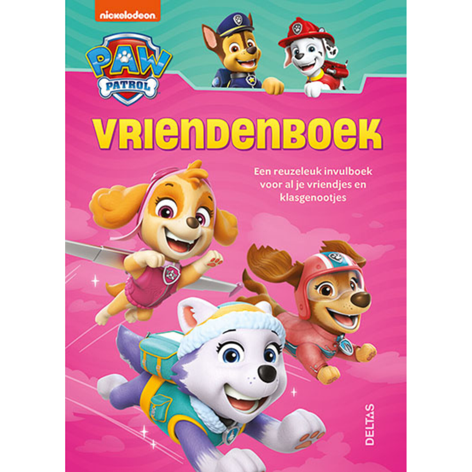 Paw Patrol vriendenboek (roze)