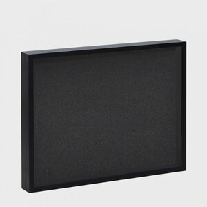 Insect box black - black background 40 cm x 50 cm