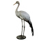 Mounted blue crane