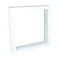 White double glass frame  25 x 25 cm