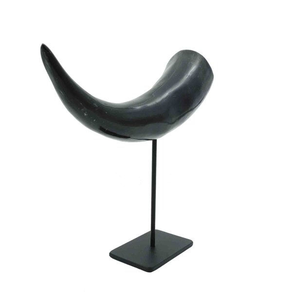 De museumwinkel.com Polished cow horn on pedestal