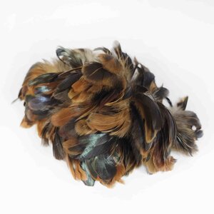 Feather garland Rooster - brown