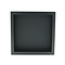 Exclusive black wooden frame 25 x 25 cm - black background