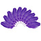 Straußvogel federn (pro Stück) purple 40-50 cm