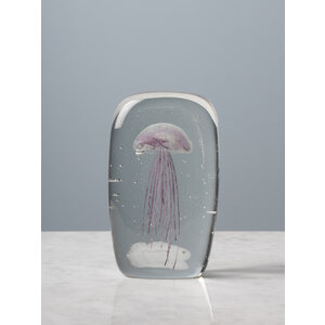 Glass jellyfish purple (rectangle)