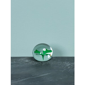 Paperweight with lucky clover