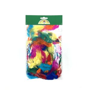 Pack of loose feathers (multi-coloured)