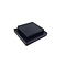 Square wooden pedestal (black) 10x10cm