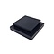 Square wooden pedestal (black) M