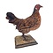 Mounted bantam chicken