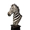 Zebra trophäe auf Säule