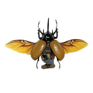 Nashornkäfer fliegend mechanisch (Fantasie)