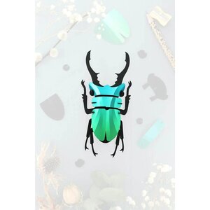 DIY kit - Green flying stag beetle