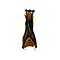 Präparierte Fledermaus hängend (Gold)