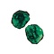 Geode black - green