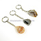Keychain with geode