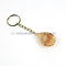 Keychain with geode