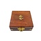 Compass in wooden box