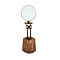 Fold-out magnifying glass