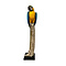 Mounted blue-and-yellow Macaw