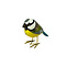 Blue tit figurine