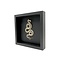Slangen Skelet gekruld in Elegante Lijst (25 x 25 cm)