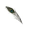 Pauwenveren ogen (20 stuks) ± 25-30 cm