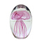 Glas geblazen kwal roze (s)
