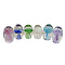 Glas geblazen kwal blauw (s)