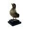 Mounted brown duckling on pedestal