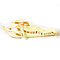 Siamese crocodile skull 24-29 cm