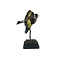 Mounted european goldfinch - beige`(A) Flying