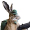 Opgezette haas Buks Bunny (B)