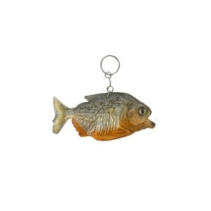 Mounted Piranha keychains