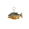 Opgezette Piranha sleutelhanger