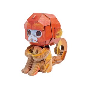3D Papieren puzzel - Aap