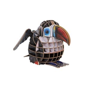 3D Papieren puzzel met geluid - Roodsnavel toekan