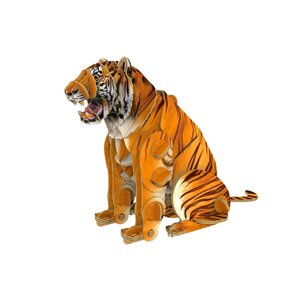 3D Papieren puzzel met geluid - Tijger