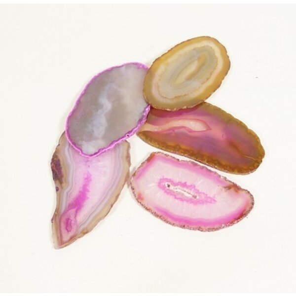 Plat geslepen agaat (klein)