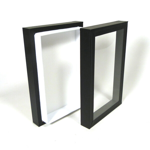 Zwarte insectendoos 15 cm x 23 cm